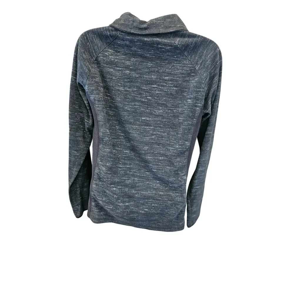 Columbia sz M 1/4 zip light fleece popover packable sweater classic fit EUC